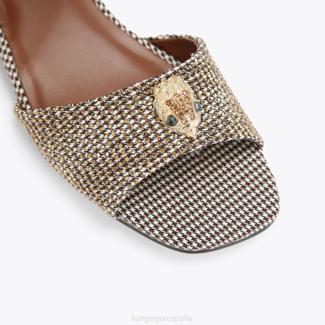 Kurt Geiger niños sandalias kensington mini londres 2LPR481 | calzados oro
